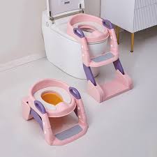 Réducteur toilette innovant 2 en 1 , pot et reducteur ROSE