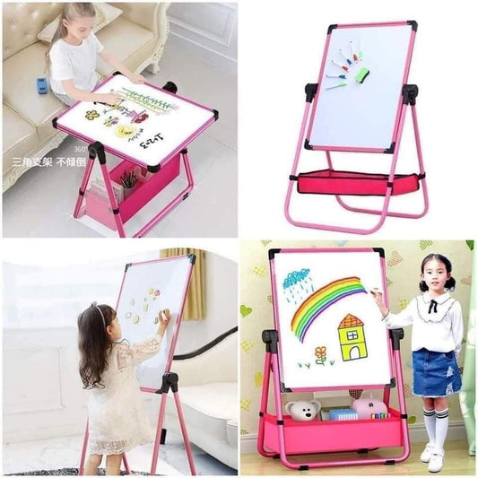 Tableau enfant couleur rose 109 cm (H) x 53 cm (L)