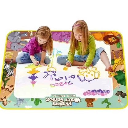 🎨 Tapis de Dessin Magique à l’Eau – Réutilisable & Éducatif pour Enfants avec deux stylos