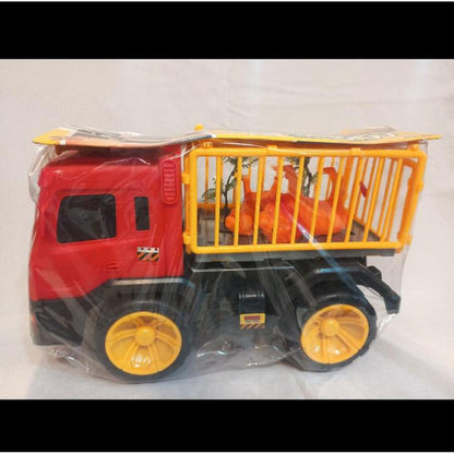 Jouet de Transport d'Animaux avec Cage et Figurines