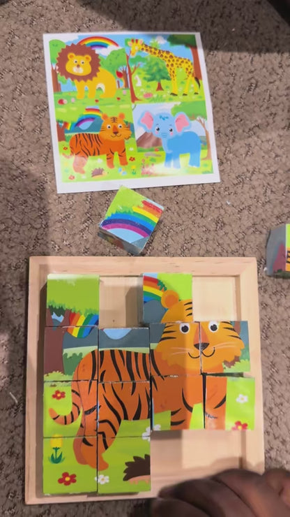 Puzzle 3D , 4 face 1 puzzle au choix plusieur design