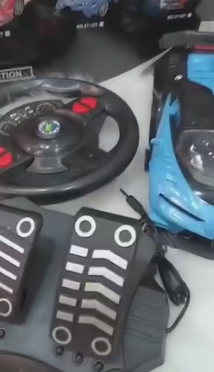 🏎️ Voiture Télécommandée de Course avec Volant et Pédales – Une Expérience de Conduite Ultra Réaliste !