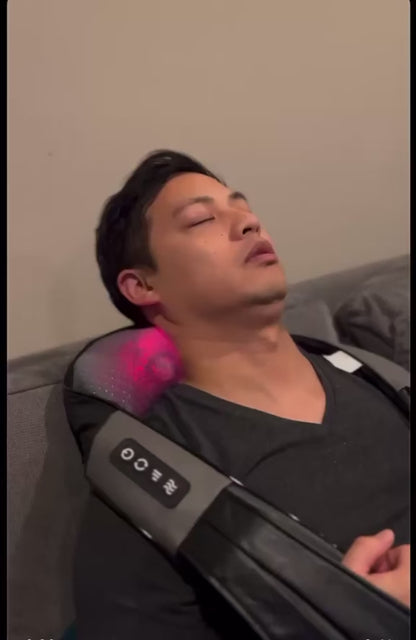 Appareil de Massage Shiatsu Électrique avec Chaleur – Pour Cou, Dos et Épaules tout le corps
