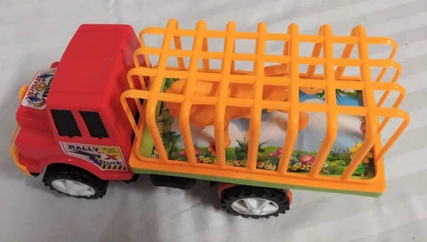 Jouet de Transport d'Animaux avec Cage et Figurines