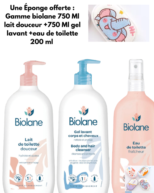 gamme biolane grand model 750 Ml , 4 articles