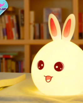 Veilleuse Led Lapin Tactile – Led Multicolore.