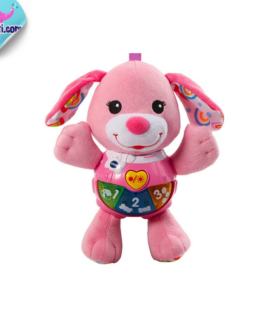 VTECH BABY – Peluche Interactive Enfant – Chant’toutou Rose