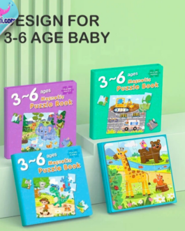 Puzzle Magnétique  3-6 ans 3 faces , Pour Enfant – Jouet Educatif