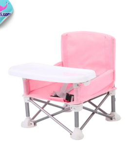 Chaise à Manger Portable Pour Bébé Pliable Avec Ceinture de Sécurité, chaise de plage pour enfants