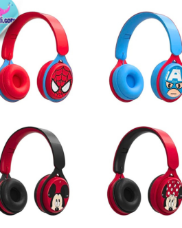 Bluetooth Casque Audio Enfants avec HD Microphone/Lumières LED, SUPER HEROS FILLE OU GARCON