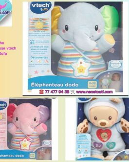 VTECH BABY – Peluche Interactive Enfant – Chant’toutou Rose