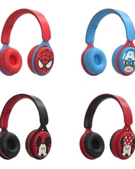 Bluetooth Casque Audio Enfants avec HD Microphone/Lumières LED, SUPER HEROS FILLE OU GARCON