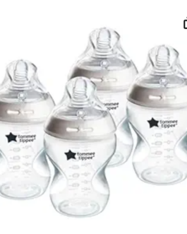 Tommee Tippee – Starter Kit de Naissance,4 biberons de 260 ML  Transparent