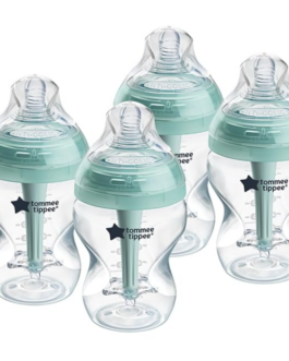 Tommee Tippee Advanced Anti-Colic  Biberon Ensemble de 4 biberons sans BPA   260 ml, pour nouveau ne 0m+,