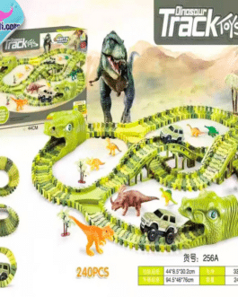 circuit de  Voiture avec dinosaure interactif Jurassic Parc 320 pieces