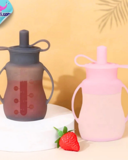 Un Sac gourde  en silicone  réutilisable alimentaire pour bébé et enfant – lait jus puree congelation ou a emporter