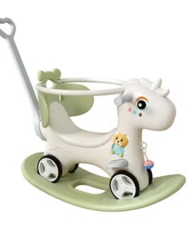 Cheval à bascule voiture trotteur vélo 3 en 1, Le Compagnon Parfait pour l’Éveil de Votre Enfant !