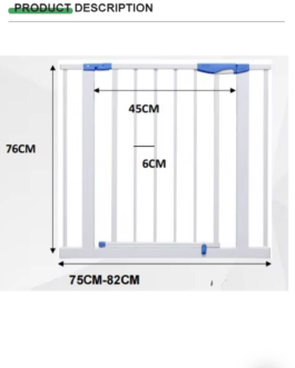 Barrière de sécurité pour bébé, facile à installer ,extensible 82cm et 90 cm