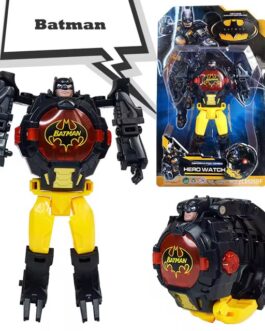 montre transformer  Batman une montre qui devient un robot héroïque