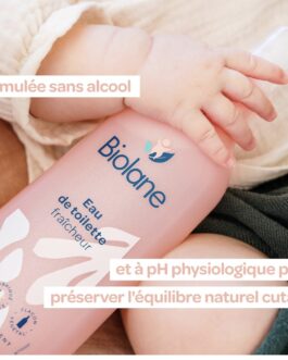 BIOLANE-Eau de toilette bebe Fraicheur -Parfume Bébé après la Toilette- NOUVELLE FORMULE – Pour Fille et Garçon-200ml-Fabriqué en France