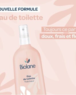 BIOLANE-Eau de toilette bebe Fraicheur -Parfume Bébé après la Toilette- NOUVELLE FORMULE – Pour Fille et Garçon-200ml-Fabriqué en France