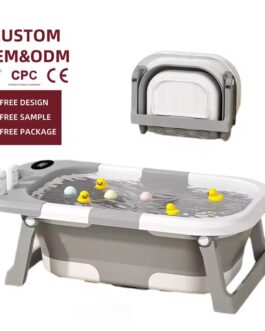 Baignoire Pliable pour Bébé – Pratique et Moderne avec thermometre a eau