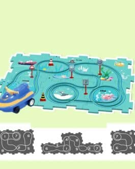 🚤  Circuit Puzzle Maritime 15 pieces avec Bateau Électrique 🌊